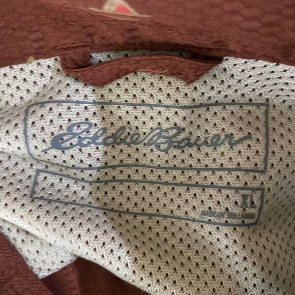 Eddie Bauer Size XL Classic Fit Plaid Casual Outdoor Shirts Short Sleeves 2-PC - Picture 8 of 9